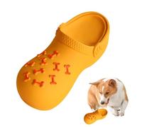 DONGKER Jouet a Mâcher Couineur pour Chien,2 Pièces Jouets Interactifs en Latex pour Chiens Agressifs,Nettoyage et Dressage des Dents des Animaux