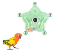 DONGKER Jouet a Mâcher pour Oiseaux,Roue Rotative,Divertissement pour Perroquets,Jouets d'exercice a Mâcher pour Petites et Moyennes Calopsittes,Perruches et Conures
