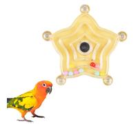 DONGKER Jouet a Mâcher pour Oiseaux,Roue Rotative,Divertissement pour Perroquets,Jouets d'exercice a Mâcher pour Petites et Moyennes Calopsittes,Perruches et Conures