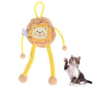 DONGKER Jouet en Peluche Suspendus pour Chat,Jouets Interactifs Suspendus pour Chaton avec Corde Élastique et Clochette pour Chats D'intérieur,Chatons,S'amusent,giflent,Mordent