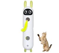 DONGKER Jouet pour Chat Chenille a Capteur Intelligent,Queue Rétractable,Jouet Intelligent a Ventouse pour Chats et Chiens de Petite et Moyenne Taille