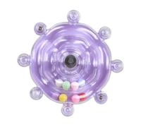 DONGKER Jouet pour Oiseaux en Forme de Roue de Perruche,Jouet Interactif Coloré pour Perroquet,Jouet a Hochet pour Exercice de Mastication des Oiseaux,Perruches,Conures