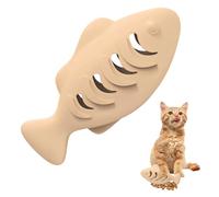 DONGKER Jouets en Silicone Creux pour Chat,à Mâcher,à l'herbe a Chat,Distributeur de Friandises,Jouet Interactif pour Le Nettoyage des Dents des Chats D'intérieur