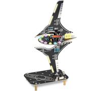 DONGKER Kit de construction à souder, vaisseau spatial, style de lumière LED RVB à souder, bricolage, projet de soudure, kit de construction avec 4 clignotants LED, kit électronique de navette