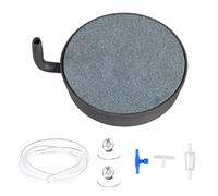 DONGKER Kit de Diffuseur D'oxygène,Kit de Pierre À Oxygène,Dissous Ultra-élevé pour Aquarium,avec Base en Acier Inoxydable,pour Aquarium et Culture Hydroponique