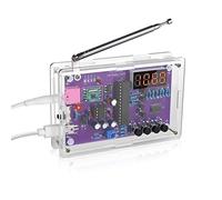 DONGKER Kit radio FM, projets de soudure, kit électronique à faire soi-même, radio numérique, récepteur sans fil pour apprendre et enseigner, avec prise casque 3,5 mm