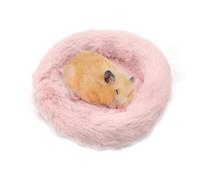 DONGKER Lit pour Hamster,5,5" en Peluche Ronde Douce pour Cochon d'Inde,Tapis de Sommeil Chaud pour Hamster,Hérisson,Ecureuil,Cochon d'Inde,Rat,Oiseau et Autres Petits Animaux