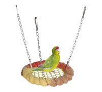 DONGKER Lit Suspendu pour Oiseaux,Hamac Respirant avec 3 Crochets et 3 Chaînes de Suspension en Métal pour Perruches,Perruches,Inséparables,Conures,Quakers