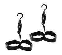 DONGKER Lot de 2 cintres pour bottes de pêche, cuissardes réglables avec crochet pivotant à 360° pour sécher les cuissardes