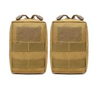 DONGKER Lot de 2 Sacs de Ceinture Tactique, Pochettes Molle en Nylon 1000D pour Harnais Tactique pour Voyages en Plein Air, L'alpinisme, Camp