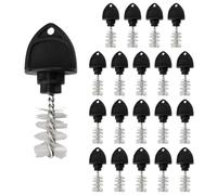 DONGKER Lot de 20 Brosses de Nettoyage pour Robinet de Bière,Brosse Robinet Bière avec Trou de Queue pour Robinet de Bar,Restaurant,Maison,Fête
