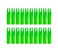 DONGKER Lot de 20 cames de flèche, en plastique, pour tir à l'arc, cames interchangeables, remplacement pour tiges de flèche de 6 mm de diamètre