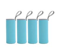 DONGKER Lot de 4 Porte-Bouteilles d'eau,7,1 X 17,8 cm Porte-Bouteille d'eau en Néoprène avec Isolation Thermique pour Bouteille d'eau