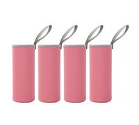 DONGKER Lot de 4 Porte-Bouteilles d'eau,7,1 X 17,8 cm Porte-Bouteille d'eau en Néoprène avec Isolation Thermique pour Bouteille d'eau