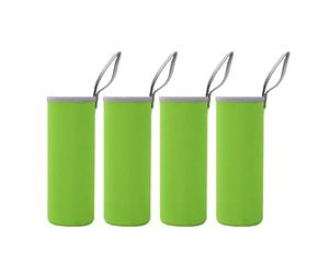 DONGKER Lot de 4 Porte-Bouteilles d'eau,7,1 X 17,8 cm Porte-Bouteille d'eau en Néoprène avec Isolation Thermique pour Bouteille d'eau