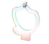 DONGKER Miroir en Acrylique pour Perroquet,Jouet Miroir Perroquets Perruche,Calopsitte,Conure,Inséparable,Pinson,Canari