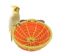 DONGKER Nid D'élevage d'oiseaux,Nid Suspendu en Corde de Chanvre pour Perruches,Calopsittes,Canaris,Inséparables,Petits Oiseaux