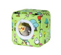 DONGKER Nid D'oiseau,Lit Douillet en Peluche pour Perroquets,Perruches Ondulées,Calopsittes du Sénégal,Aras,Conures,Inséparables et Petits Animaux de Compagnie