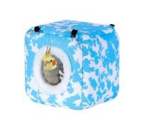 DONGKER Nid D'oiseau,Lit Douillet en Peluche pour Perroquets,Perruches Ondulées,Calopsittes du Sénégal,Aras,Conures,Inséparables et Petits Animaux de Compagnie