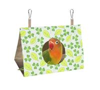 DONGKER Nid D'oiseau Suspendu,Cage de Couchage pour Perroquet avec 2 Crochets Métalliques pour Perruches,Inséparables,Perroquets,Calopsittes