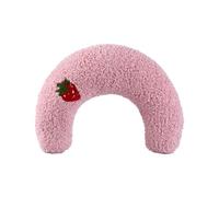 DONGKER Oreiller en Peluche pour Chat,Jouet Apaisant Doux et Moelleux pour Animaux de Compagnie,Conception en Forme de U pour Chats,Petits Chiens,Chiot,Dormir,se Reposer et Jouer