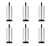 DONGKER Pieds de Support de Lit,6 Pièces Pieds de Lit Réglables en Hauteur,Pieds Antidérapants Réglables pour Canapé,Armoire,Bureau,Réfrigérateur,Machine a Laver