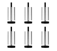 DONGKER Pieds de Support de Lit,6 Pièces Pieds de Lit Réglables en Hauteur,Pieds Antidérapants Réglables pour Canapé,Armoire,Bureau,Réfrigérateur,Machine a Laver