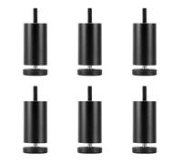 DONGKER Pieds de Support de Lit,6 Pièces Pieds de Lit Réglables en Hauteur,Pieds Antidérapants Réglables pour Canapé,Armoire,Bureau,Réfrigérateur,Machine a Laver