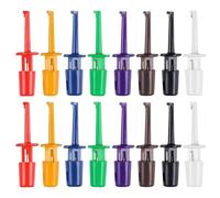 DONGKER Pinces a Mouche pour Attacher des Mouches,8 Couleurs,16 Pièces,Outil Pêche Polyvalent en Plastique,Outil d'attache pour Leurres avec Conception a Ressort pour des Mouches Efficaces