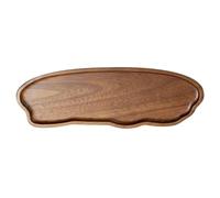 DONGKER Plateau de Service en Bois D'acacia,Mini Plateau a Fromage en Bois Imperméable pour Contenir des Bouteilles de Parfum,Bougies,Vases,Bijoux,Collations,Fruits,Bonbons,Gâteaux