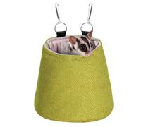 DONGKER Pochette de Couchage pour Planeur a Sucre,Lit de Nid Suspendu pour Petits Animaux avec Crochets pour Planeurs a Sucre,Cochons d'Inde,Furets,Hamsters,Rats,Hérissons