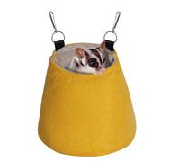 DONGKER Pochette de Couchage pour Planeur a Sucre,Lit de Nid Suspendu pour Petits Animaux avec Crochets pour Planeurs a Sucre,Cochons d'Inde,Furets,Hamsters,Rats,Hérissons