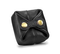 DONGKER Pochette en Cuir pour Pièces de Monnaie,Mini Portefeuille a Pression pour Monnaie,pour Hommes et Femmes