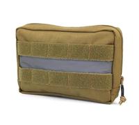 DONGKER Pochette Molle pour Chien,Sacoche Tactique en Nylon 1000D pour Chien avec Bande Réfléchissante pour Transporter Une Laisse pour Chien,Friandises,Sacs a Crottes,Clés et Plus Encore