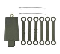 DONGKER Pochette pour Bâtons Lumineux,Supports de Lampes Chimiques Tactiques avec Corde de Suspension pour Camping,Pêche et la Chasse D'aventure en Plein Air