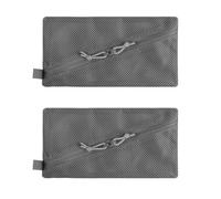 DONGKER Pochette Tactique en Maille a Fermeture Éclair,Trousse de Toilette Tactique Pliable en 2 Pièces avec Boucle de Sangle Suspendue pour Porte-Monnaie,Trousse de Maquillage,Clés,Cartes