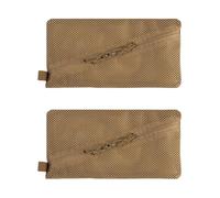 DONGKER Pochette Tactique en Maille a Fermeture Éclair,Trousse de Toilette Tactique Pliable en 2 Pièces avec Boucle de Sangle Suspendue pour Porte-Monnaie,Trousse de Maquillage,Clés,Cartes