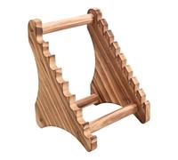 DONGKER Présentoir a Couteaux en Bois a 7 Niveaux,Fixe Présentoir Collection Couteaux Pouvant Contenir Jusqu'à 7 Couteaux pour la Maison,Restaurant,Cuisine,Comptoir,Table