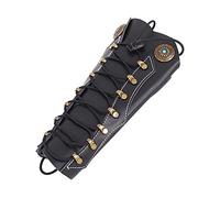 DONGKER Protège-Bras de Tir a l'arc,Protège-Avant-Bras,Bracelet en Cuir Réglable,Brassards D'armure Médiévale pour Tir de Chasse