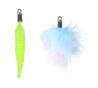 DONGKER Queues de Rechange pour Balle de Chat,2 Pièces,Balles Rechange Chat,Jouet Interactif pour Chats D'intérieur,Petit Chaton