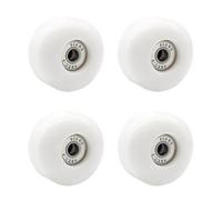 DONGKER Roues de Skateboard,4 Roues De Croisière 52 Mm 95a avec Roulements pour Piscines en U,Ralentisseurs,Nids-de-Poule,Routes de Gravier,Routes Carrelées