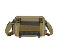 DONGKER Sac a Bandoulière Tactique,Sac de Pêche Tactique Molle Étanche avec Plusieurs Compartiments et Poches pour la Randonnée,Pêche,Cyclisme,Chasse,Camping