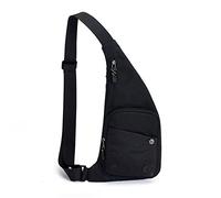 DONGKER Sac Bandouliere, Sac de Poitrine, Sac à Dos Petit, Sling Bag Imperméable et Léger Convient pour Les Sorties, la Randonnée, Le Sport