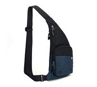 DONGKER Sac Bandouliere, Sac de Poitrine, Sac à Dos Petit, Sling Bag Imperméable et Léger Convient pour Les Sorties, la Randonnée, Le Sport