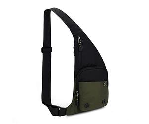 DONGKER Sac Bandouliere, Sac de Poitrine, Sac à Dos Petit, Sling Bag Imperméable et Léger Convient pour Les Sorties, la Randonnée, Le Sport