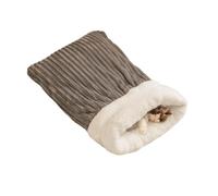 DONGKER Sac de Couchage pour Chat,Cachette Chaude Semi-fermée en Polaire Lavable,pour Chatons et Chiots de Petite et Moyenne Taille (4-8 Kg)