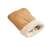 DONGKER Sac de Couchage pour Chat,Cachette Chaude Semi-fermée en Polaire Lavable,pour Chatons et Chiots de Petite et Moyenne Taille (4-8 Kg)