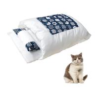 DONGKER Sac de Couchage pour Chat,Niche Semi-fermée avec Fermeture Éclair,Lavable en Machine Ou a la Main,pour Chats et Petits Chiens
