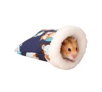 DONGKER Sac de Couchage pour Hamster,Lot de 2 en Polaire Douce,Cachette Chaude Semi-fermée pour Cobaye,Furet,Cobaye,Chinchilla,Lapin ou Hamster