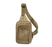 DONGKER Sac de Poitrine, Sac À Bandoulière Tactique EDC 1000D Molle Sling Daypack Sac À Dos pour Range Travel Randonnée Sports de Plein Air